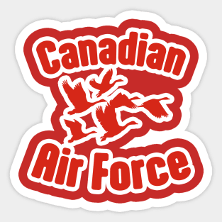 Canadian Air Force - Canada Geese Sticker